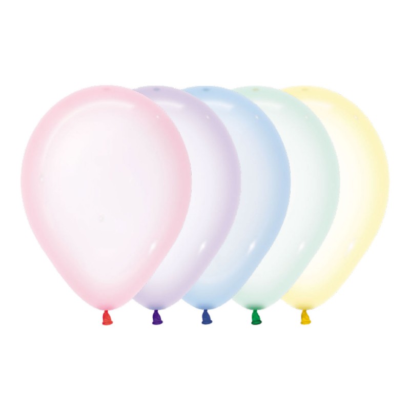 Globos de colores perlados 5-13cm Qualatex en globos para decorar.