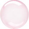 Globos redondos de plástico pastel transparente de 18"-45cm. Crystal clearz.