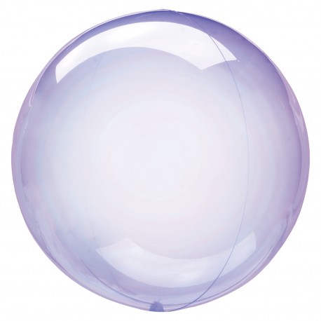Globos redondos de plástico pastel transparente de 18"-45cm. Crystal clearz.