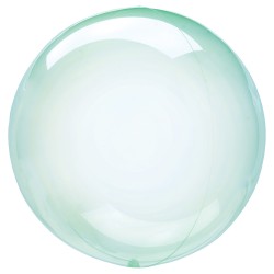 Globos redondos de plástico pastel transparente de 18"-45cm. Crystal clearz.