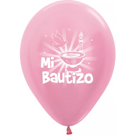 Globos para bautizo de 12"-30cm Sempertex en  globos de bautizo.