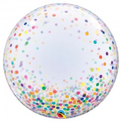Bubble Burbuja confeti multicolor