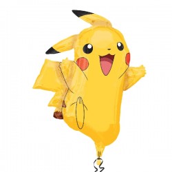 Globo PIKACHU - POKEMON de foil en  globos de personajes.