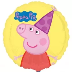 Globo Peppa Pig redondo foil
