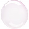 Globos redondos de plástico pastel transparente de 18"-45cm. Crystal clearz.