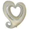 Globo corazón silueta para tus decoraciones de San Valentín.