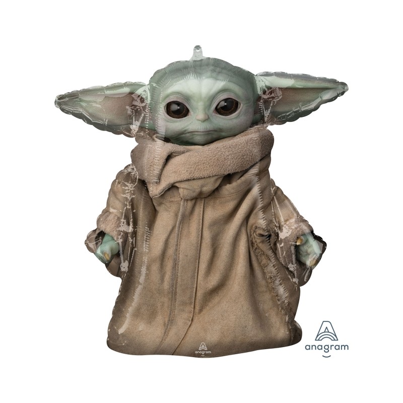 Globo Mandalorian baby Yoda foil