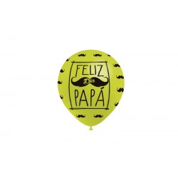Globos Feliz día Papá 12"-29cm Balloonia