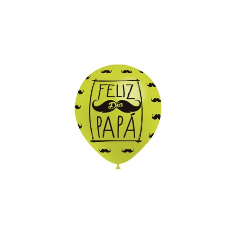 Globos Feliz día Papá 12"-29cm Balloonia