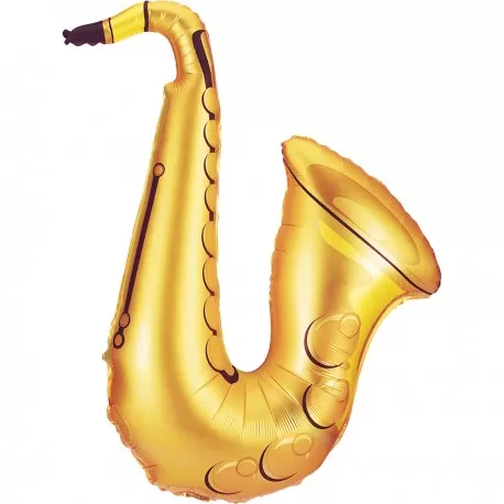 Globo saxofón de foil