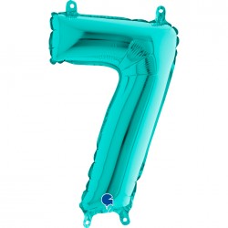 Globo Número 7 de foil TG 36cm