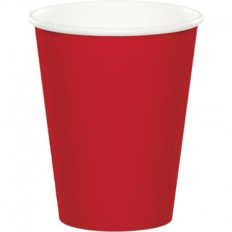 Vasos de cartón de colores 266ML