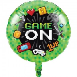 Globo gaming party de foil 45cm