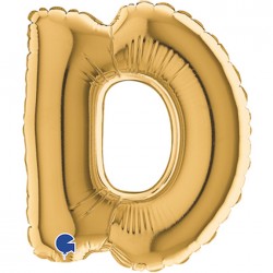 Globo Letra D 18cm TG Foil