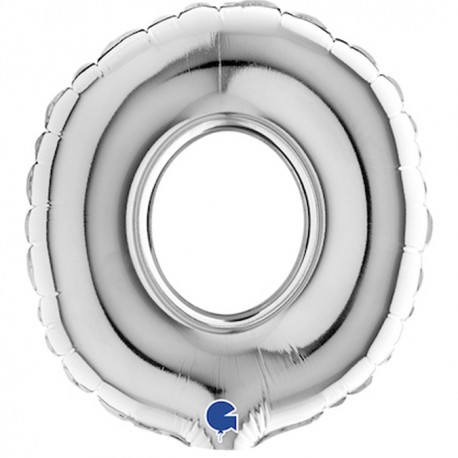Globo Letra O 18cm TG Foil