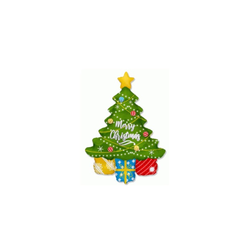 Globo Árbol Navidad regalos TG foil