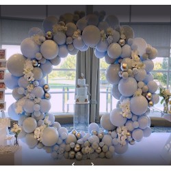 Decoración con globos usando una estructura Aro 2x2 🎈🎈 #decoracao #e