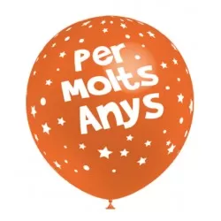 Globos Per Molts Anys 12"-30cm Balloonia