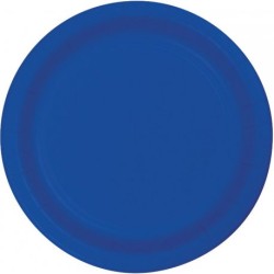 Platos de cartón de colores de 23cm. Totalmente biodegradables.