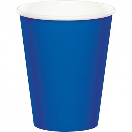 Vasos de cartón de colores 266ML para tus celebraciones. Envíos 24h.