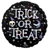 Globo Truco o trato para tus decoraciones de Halloween de foil. Trick or trear.
