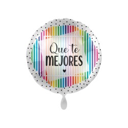Globo Que te Mejores 17"-43cm foil