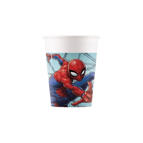 Vasos Spiderman fsc cartón