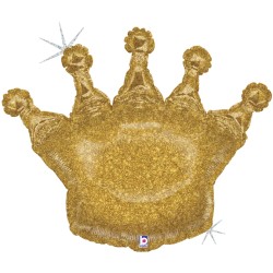 Globo CORONA de foil para tus fiestas princess.