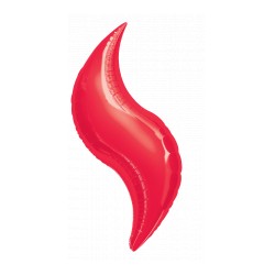 Globo curva de 42"-107cm de foil Anagram para decoración. Envíos 24h