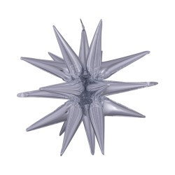 Estrella 3D multipuntas 76x88cm de foil
