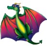 Globo dragón mitológico Qualatex