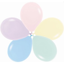 Globos pastel mate 5"-13cm Sempertex (R5)