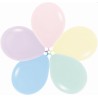 Globos pastel mate 5"-13cm Sempertex (R5)