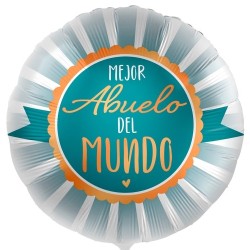 Globo Mejor abuelo del mundo 17"-43cm