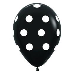 Globos con lunares 12"-30cm en globos con lunares para decoración.