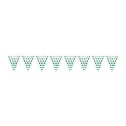 Guirnalda de triángulos 5m en banderolas y guirnaldas para decoración.
