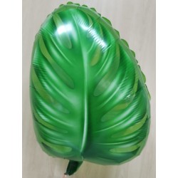 Globos con forma de hoja verde selva de foil en globos para decoración