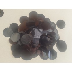Bolsa de confeti de 10gr METAL 2,5cm
 Color-Negro