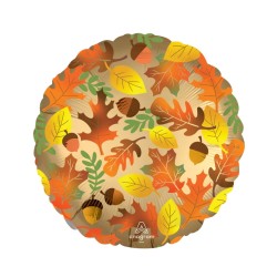 Globo hojas otoño satín Anagram