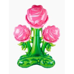 Globo rosas rosas Standup 132cm TG