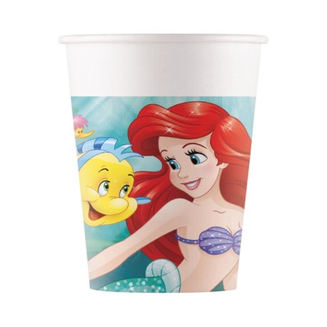 Vasos de la Sirenita de papel 200ml