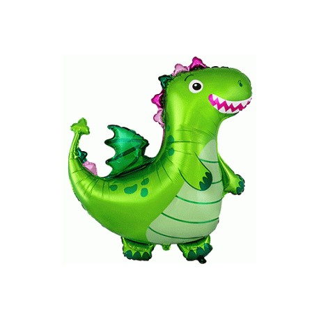 Globo Dragón verde palito 36cm