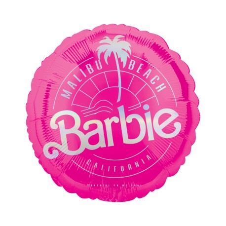 Globo Barbie logo 18"-45cm foil