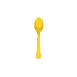 Cucharas de plástico en la categoria vajillas de colores para decorar.