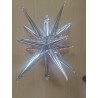 Estrella 3D de puntas 45x50cm de foil para tus decoraciones.