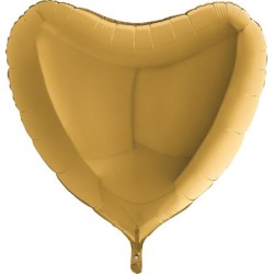 Globo corazón de foil 36"-90cm Grabo