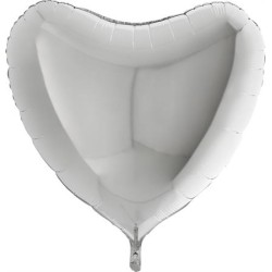 Globo corazón de foil 36"-90cm Grabo