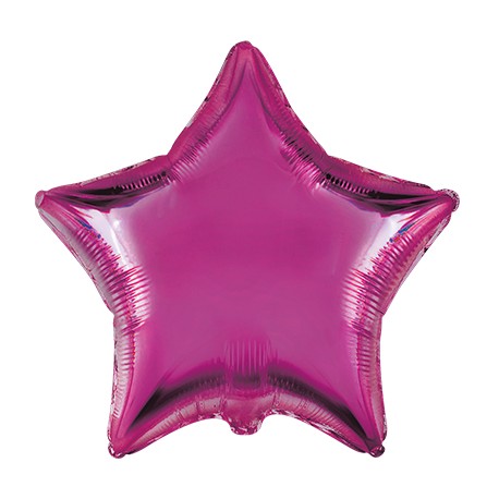 Globo estrella de foil de 18"-45cm en globos estrella para decoración.