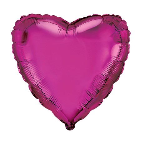 Globo corazón de foil 9"-23cm TG en globos corazón para decorar.