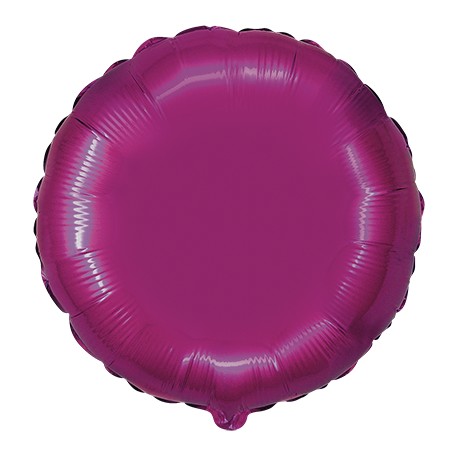 Globo redondo de foil 18"-45cm en globos metálicos para decoración.